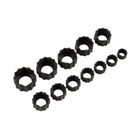   Csavarkiszedő adapter készlet 65%-ig sérült, lesarkalt csavarhoz 8-19 mm - Laser Tools