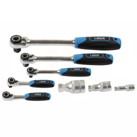   Crowa racsnis kulcs 1/4"-3/8"-1/2" - Laser Tools
