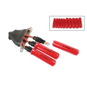   Kábelvég védő lezáró szigetelt burkolat készlet10 db-os 1000V - Hibrid - Laser Tools