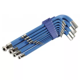   Imbuszkulcs készlet 13 db-os gömbvégű, mágneses - H2 - H19 - Laser Tools