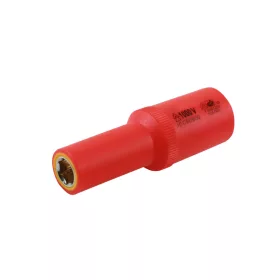  Dugókulcs VDE 1000 V Szigetelt/Hibrid hosszú, mágneses 3/8" 10 mm - Laser Tools