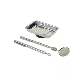   Mágneses tálca téglalap + telszkópos mágnes + teleszkópos tükör - Laser Tools