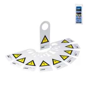   Tábla Vigyázat nagyfeszültség Hybrid/Elektromos középső tükörre 10 db - Laser Tools