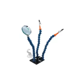   Forrasztó állvány csipeszekkel nagyítóval -mulifunkciós- Laser Tools