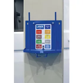   Olajbetöltő adapter készlet LAS-7980-hoz mágneses fali tartó állomás - Laser Tools