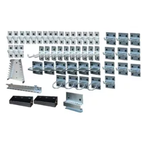  Műhelybútor SP SERIES Felső rész: Perforált falhoz kampó készlet 54 db-os - SP Tools