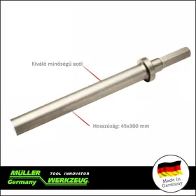   Vibro kalapács XL-hez 1 db Vibrációs Ütőszár-lapos 45x300mm- Müller-Werkzeug