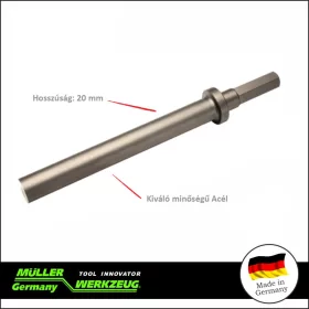   Vibro kalapács XL-hez 1 db Csap Kiütőszár 20x300 mm - Müller-Werkzeug