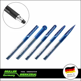   Turbómaró készlet 5 db-os KARBID fej -BIONGRIP géphez- Müller-Werkzeug