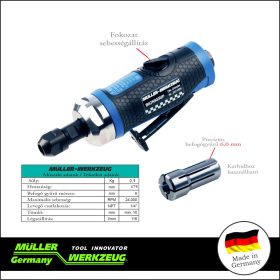   Levegős csiszológép - egyenes -Grinder- 0,75 Hp - Müller-Werkzeug