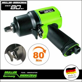   Légkulcs 1/2" 1600 Nm Lazítás, CSAK 80 Nm MEGHÚZÁS -MÜLLER(MLR-EQ-294 114/80er) - Müller-Werkzeug