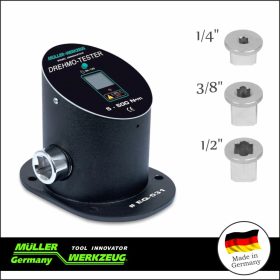   Nyomatékkulcs teszter műszer 5-500 Nm-ig - 1/4"-3/8"-1/2" - Müller-Werkzeug