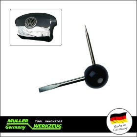   Légzsák kiszerelő szerszám 90°-ban hajlított 2 x lapos végű VAG - Müller-Werkzeug