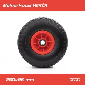   Molnárkocsi KERÉK műa.felnis csapágyas - TÖMÖRgumis 3.00-4 / 260x85mm - Muta
