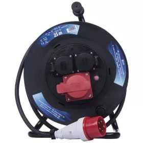   Kábeldob 25 m - IP44 gumi kábel 5 x 1.5 mm2 3 fázis - SMA Tools