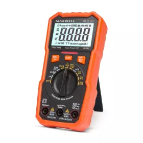   Multiméter, digitális DC 600V / AC 600V + Lámpa és Elem teszter - Maxwell
