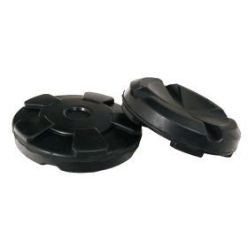   Gumipogácsa krokodil emelőhöz 105/27 mm - íves - Fekete - Torin Big Red