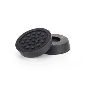   Gumipogácsa krokodil emelőhöz 55x13 mm - pöttyös - fekete - PTC Tools