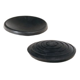   Gumipogácsa krokodil emelőhöz 96x10 mm tömör íves-körkörös Fekete - Torin Big Red