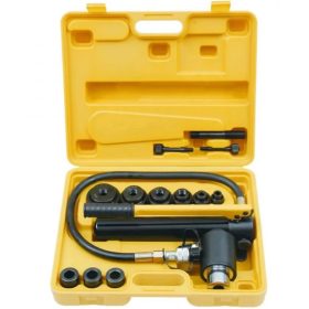   Hidraulikus lemez lyukasztó 11 tonnás komplett készlet 22-27-34-43-49-60mm - PTC Tools