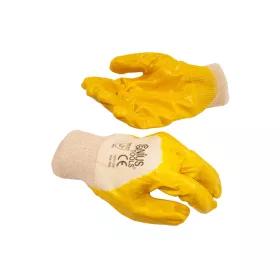 Kesztyű sárga nitril XXL/11 EN3111 - Genius Tools