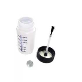   Festéktároló tégely javítófestékhez, ecsettel, üres 60 ml-es 1 db - PowerTec