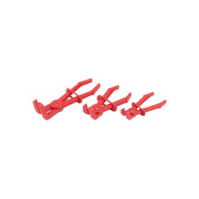   Tömlőszorító fogó készlet, hajlított, 6-40 mm, 3 részes, QS14202 - Quatros