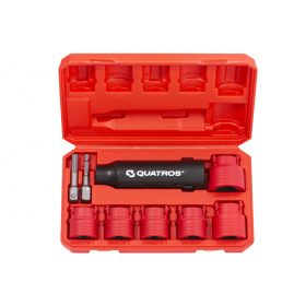   Kefekészlet csavarokhoz és kerékcsavarokhoz 9 részes - Quatros