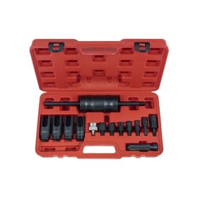   Befecskendező, injektor, porlasztó kihúzó készlet csúszókalapáccsal 14 részes, QS20348 - Quatros