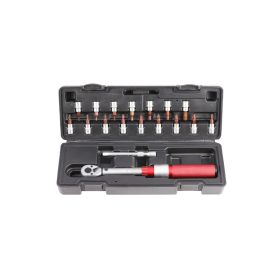   Nyomatékkulcs 1/4" készlet 3-20Nm - 18 részes, QS59003 - Quatros