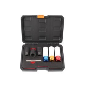   Gépi dugófej készlet, 1/2", alufelni, sérült csavar, kerékőr, QS90800 - Quatros