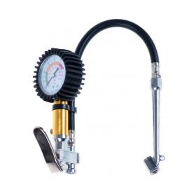   Tehergépkocsi kerékfújó, nyomásmérő órával, 0-16 bar, QS94689 - Quatros