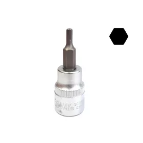   Rátűzőkulcs - crowa+bit 3/8" imbusz 3 mm - Jonnesway Tools