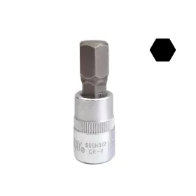   Rátűzőkulcs - crowa+bit 3/8" imbusz 12 mm - Jonnesway Tools