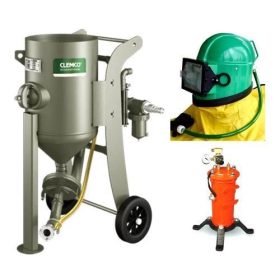   Homokfúvó gép, IPARI tartályos 60L komplett felszereltség - Clemco International