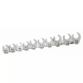   Villáskulcs adapter készlet nyitott 3/8" 10 db-os 10-19 mm "Crowfoot" készlet - SP Tools
