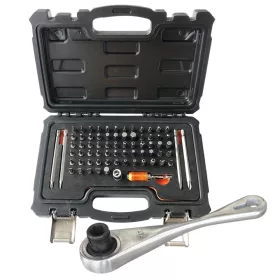   Csavarhúzó bit készlet 71 db-os + Ajándék racsnis kulcs - SP Tools