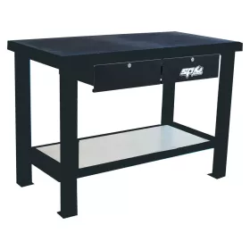   Satupad 1250 mm kétfiókos - masszív +gumiborítás - Fekete - SP Tools