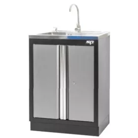   Műhelybútor SP SERIES Alsó rész: Mosogató szekrény + INOX + Csaptelep - SP Tools