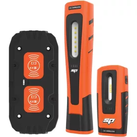   Szerelőlámpa LED SMD lámpa akkus KÉSZLET - WIRELESS CHARGE - SP Tools