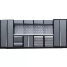   Műhelybútor SP SERIES Szett: 4550 x 460 x 2000 mm INOX munkalappal - SP Tools