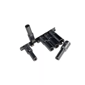   Dugókulcs - crowafej készlet 1/2" belső E-Torx E10-E20 hosszú 6 db-os - Ellient Tools