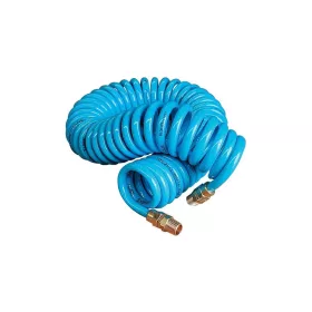   Levegőcső spirál 6 m kék - szerelt 8 mm / 5 mm PU - SP Tools