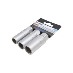 Gyertyakulcs készlet 14, 16, 18mm 3/8″ 3 részes - ASTA
