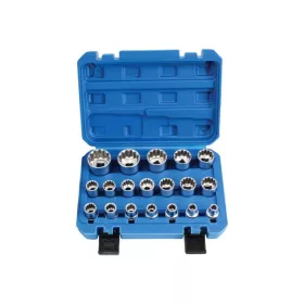   Dugókulcs készlet Vario Plus 1/2" 8-32mm 19 részes - Satra Tools