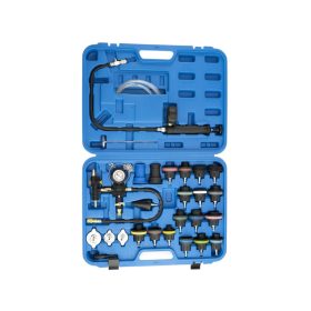   Hűtőnyomás ellenőrző és feltöltő készlet 27 részes - Satra Tools