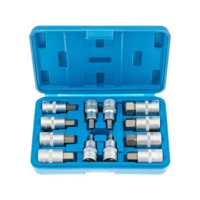   Imbusz bit dugókulcs készlet 1/2" 5-22mm 12 részes - Satra Tools