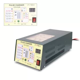   Akkumulátor töltő FRX 12V - 32A - Full Automata - Forex Battery Chargers
