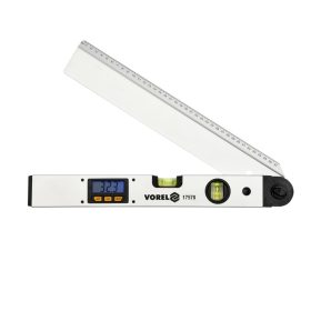   Szögmérő digitális 400 mm vízmértékkel LCD kijelzős - VOREL