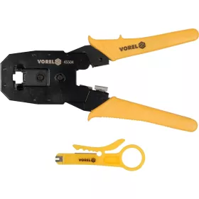 Fogó, krimpelő RJ45, RJ10, RJ11, RJ12 - VOREL